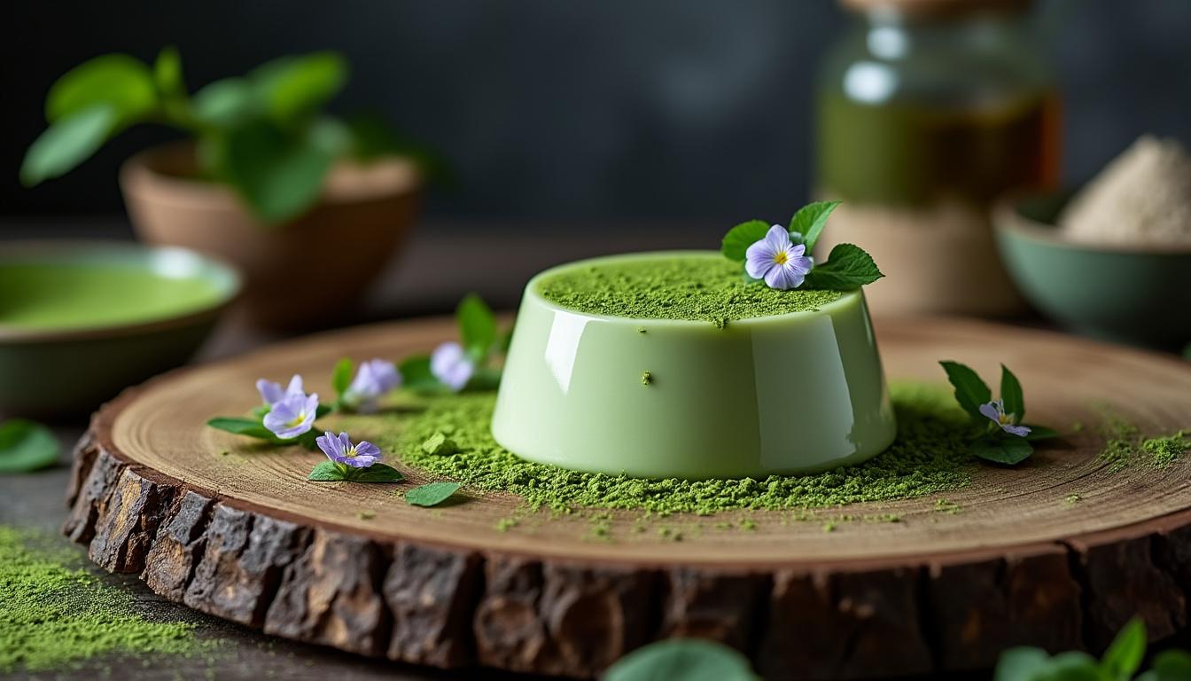 découvrez notre recette simple et délicieuse de panna cotta au thé matcha. apprenez à préparer ce dessert crémeux aux saveurs et à la couleur envoûtantes, parfait pour impressionner vos invités ou vous faire plaisir lors d'une pause gourmande.