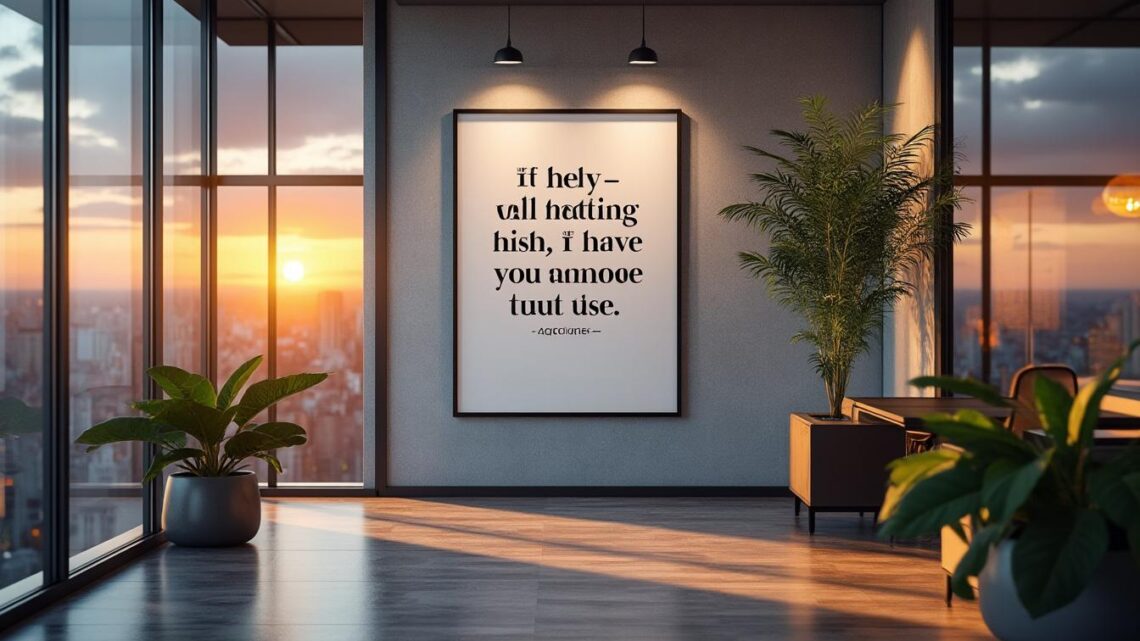 Des phrases positives à imprimer pour créer un environnement de travail serein