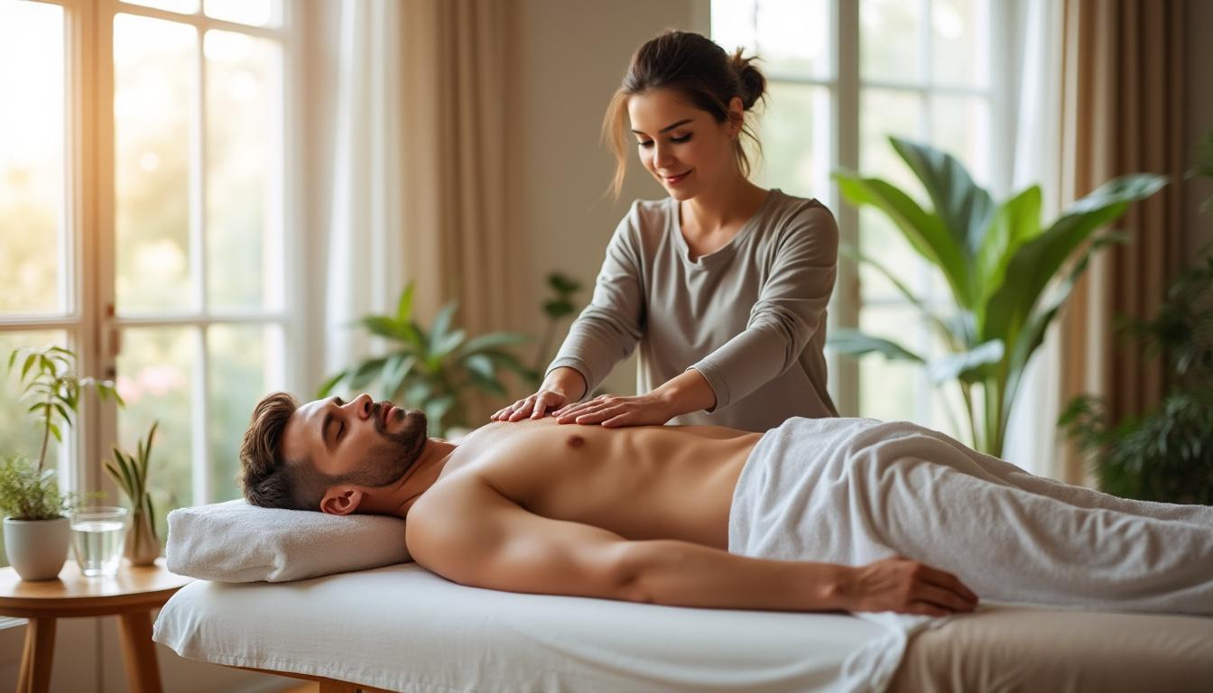 découvrez l'harmonie du toucher, un massage sensoriel unique pour retrouver équilibre intérieur et bien-être profond grâce à des techniques apaisantes et personnalisées.