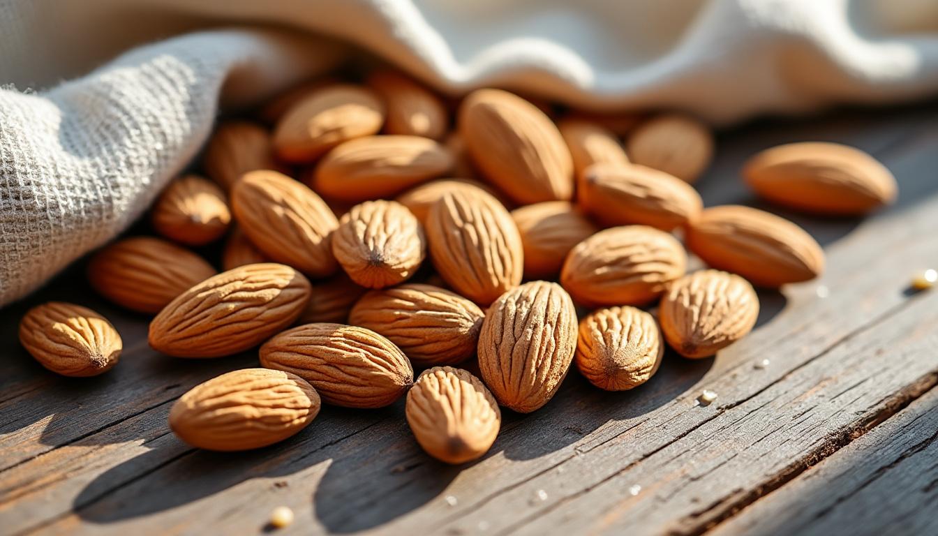 découvrez la quantité idéale d'amandes à consommer pour bénéficier pleinement de leurs vertus santé avec 30g d'amandes optimales.