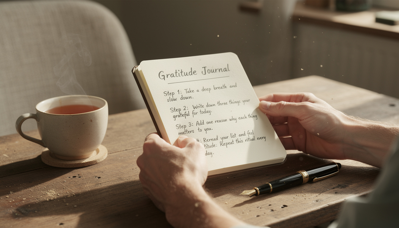 découvrez comment débuter un journal de gratitude grâce à notre guide étape par étape, pour cultiver le positif au quotidien et améliorer votre bien-être.