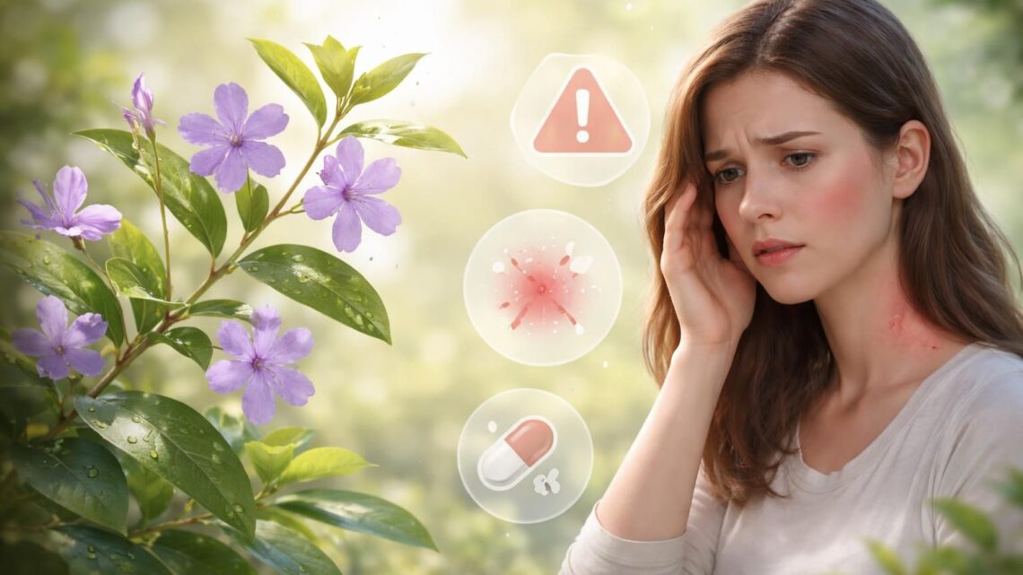 Les effets secondaires : les contre indications de la petite pervenche à connaître