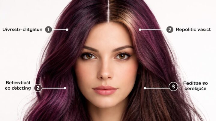 Les erreurs à éviter lors de l&rsquo;application de la couleur aubergine pour cheveux