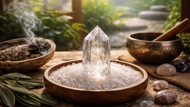Lithothérapie : techniques pour recharger le cristal de roche