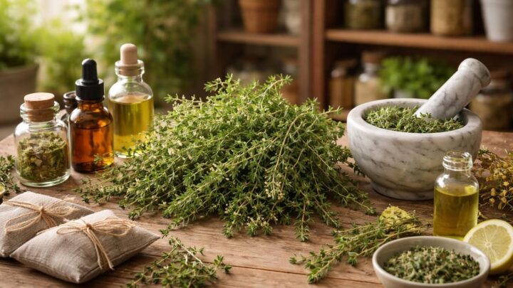 Explorer les bienfaits et effets secondaires du thym pour les remèdes naturels