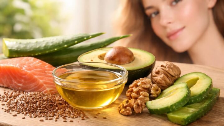 Oméga 3 pour une peau sèche : Solutions naturelles pour un teint lumineux