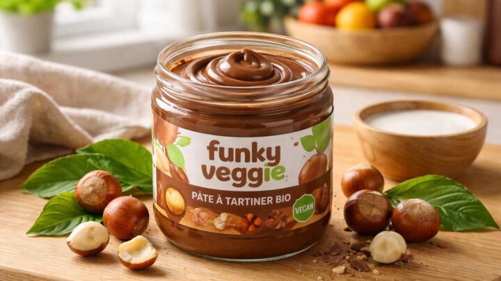 Pâte à tartiner bio Ouf de Funky Veggie, alternative au Nutella