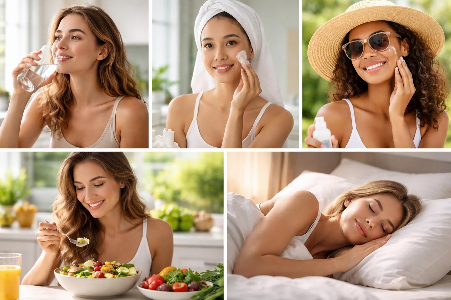 découvrez 5 habitudes essentielles pour une peau éclatante et lumineuse toute l'année. adoptez ces conseils simples pour un teint radieux au quotidien.