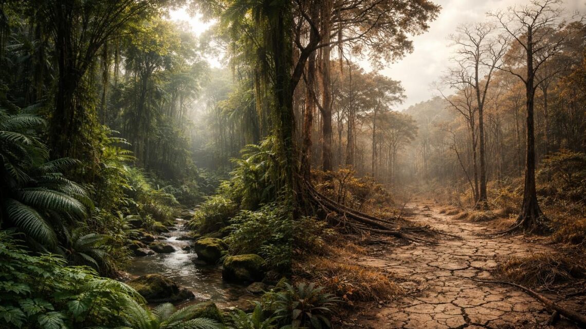 Impact du changement climatique sur la serre des forêts tropicales humides