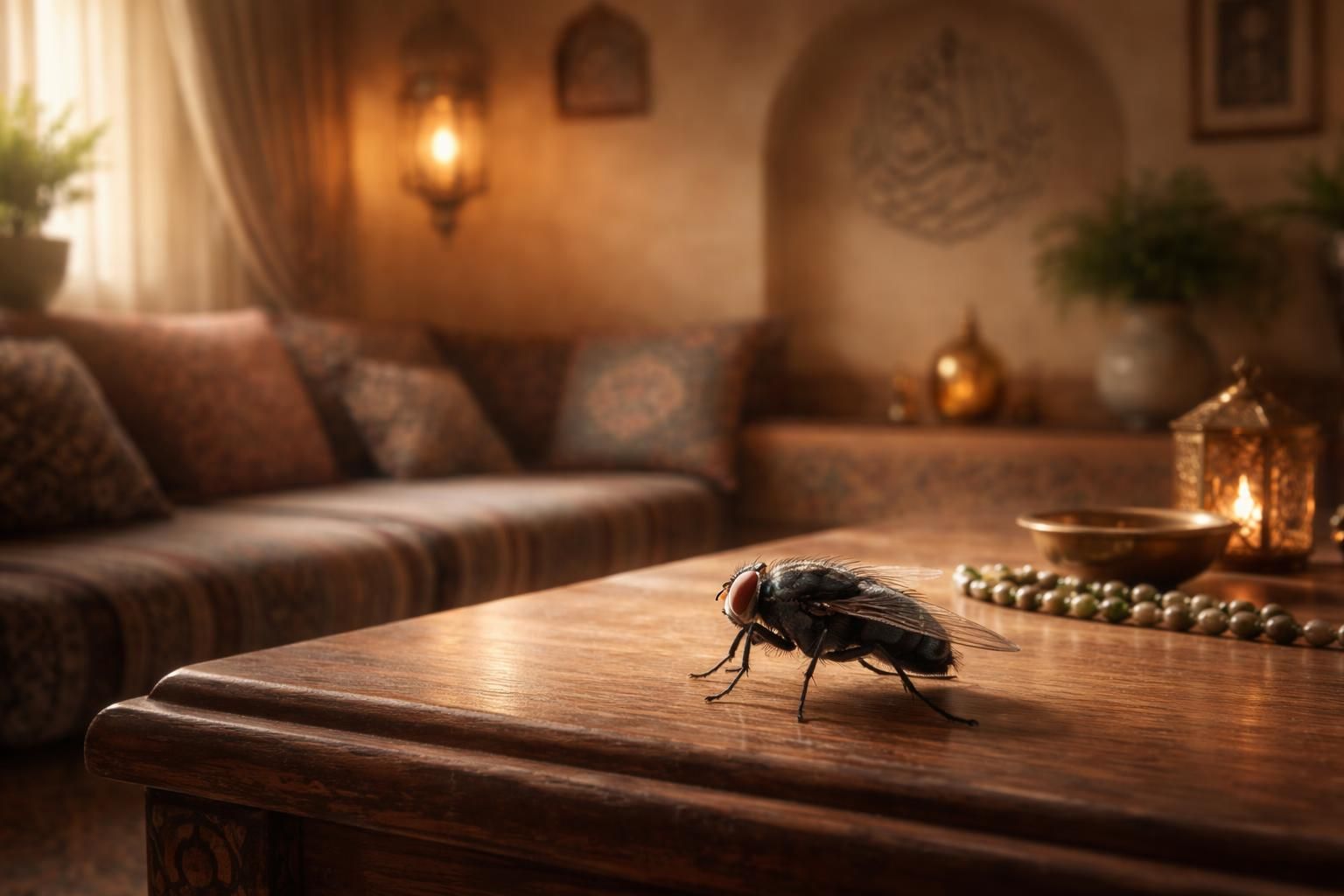 découvrez la signification et les interprétations dans l'islam d'une grosse mouche noire dans la maison, et ce que cela symbolise pour la foi et la spiritualité.