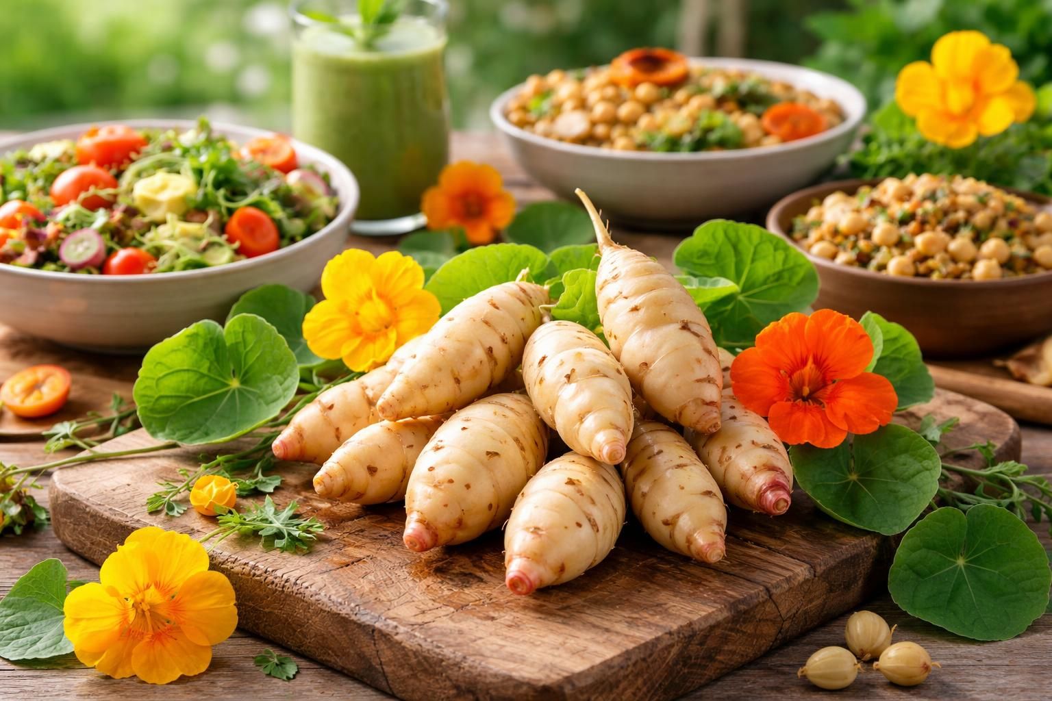 découvrez les bienfaits de la capucine tubéreuse, un super-aliment riche en nutriments essentiels, idéal pour booster votre santé et enrichir votre régime alimentaire quotidien.