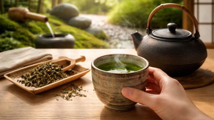Exploration des bienfaits du thé vert grillé japonais sur le bien-être